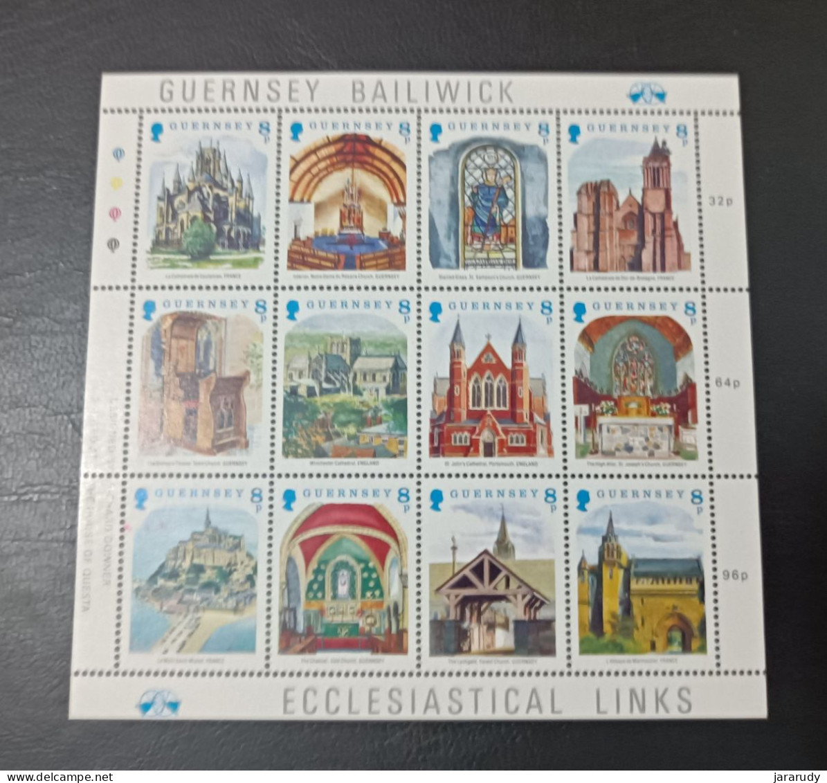 GUERNSEY ARTE 1988 Yv BF 8 MNH - Guernsey