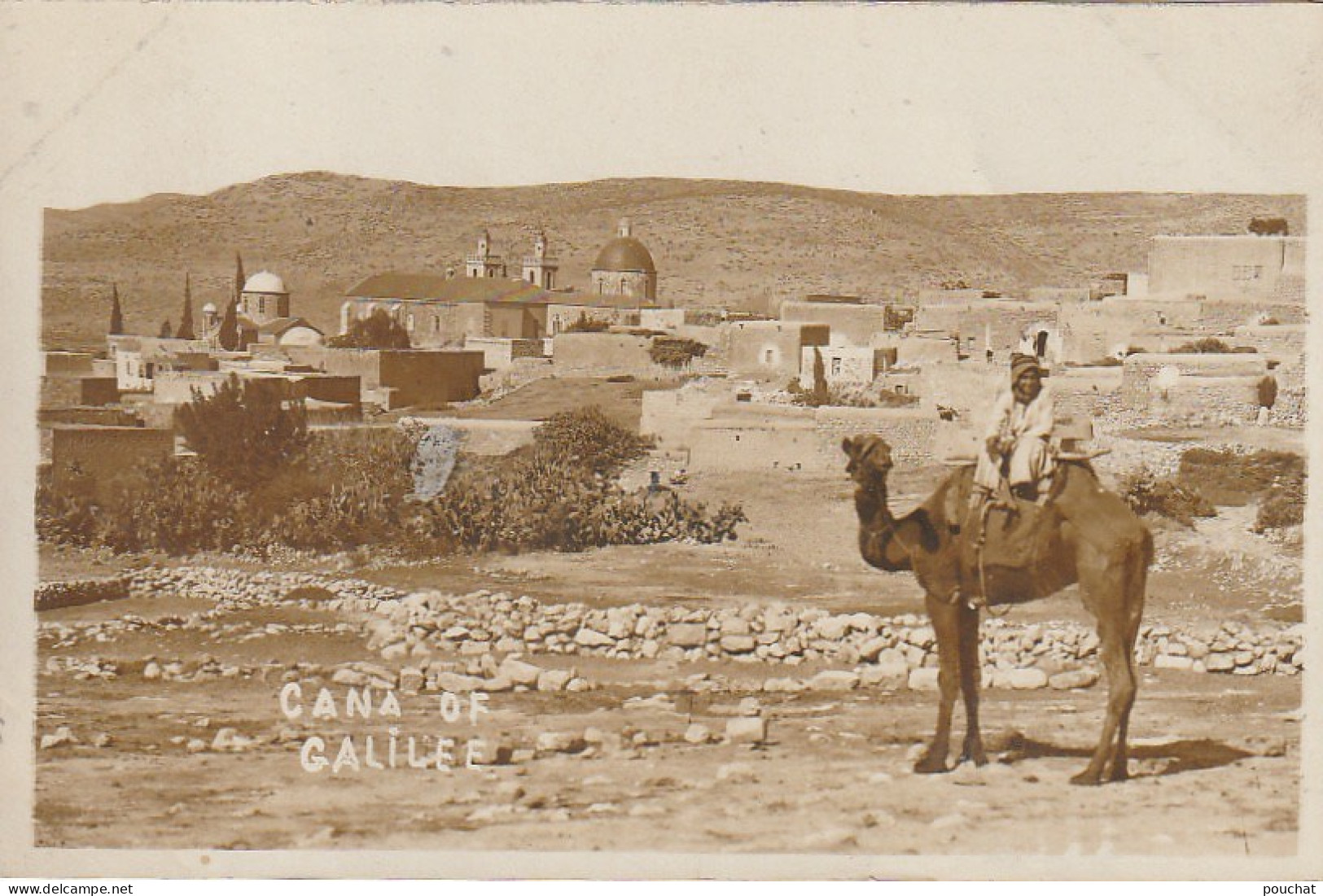 XXX - CANA ( ISRAEL ) - CANA OF GALILEE - PANORAMA - 2 SCANS - Israël