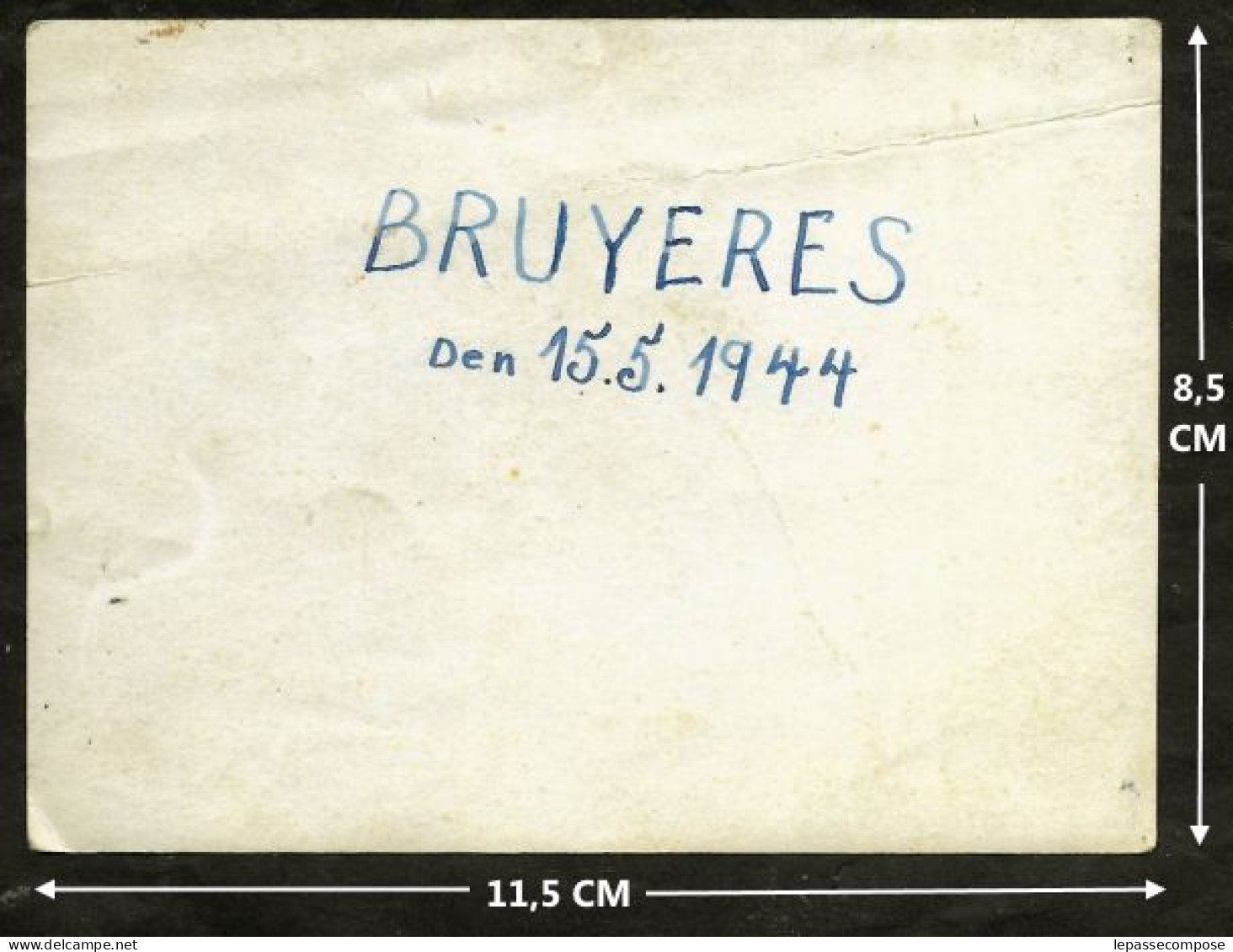 INEDIT BRUYERES - GARE - SOLDATS ALLEMANDS ET TRAINS A QUAI - 15 MAI 1944 - WEHRMARCHT KRIEGSMARINE LOCOMOTIVE - Bruyeres