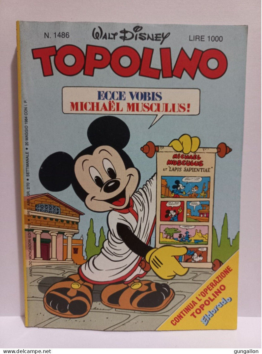 Topolino (Mondadori 1984) N. 1486 - Disney