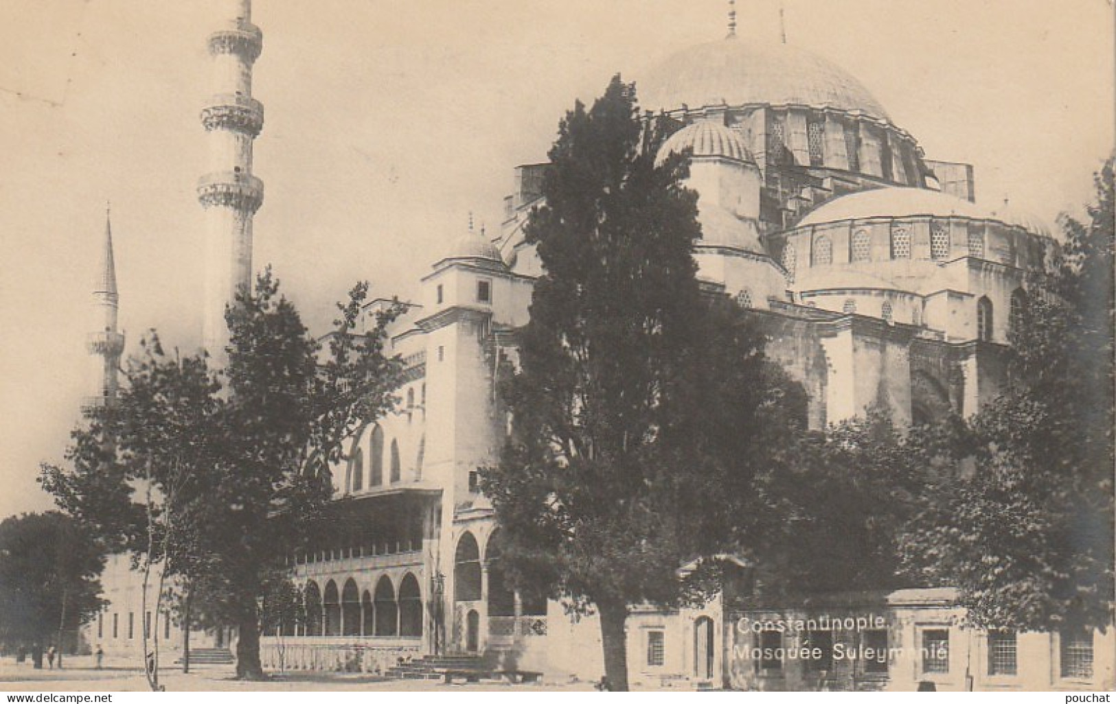 XXX - CONSTANTINOPLE ( TURQUIE ) - MOSQUEE SULEYMANIE - 2 SCANS - Turkey