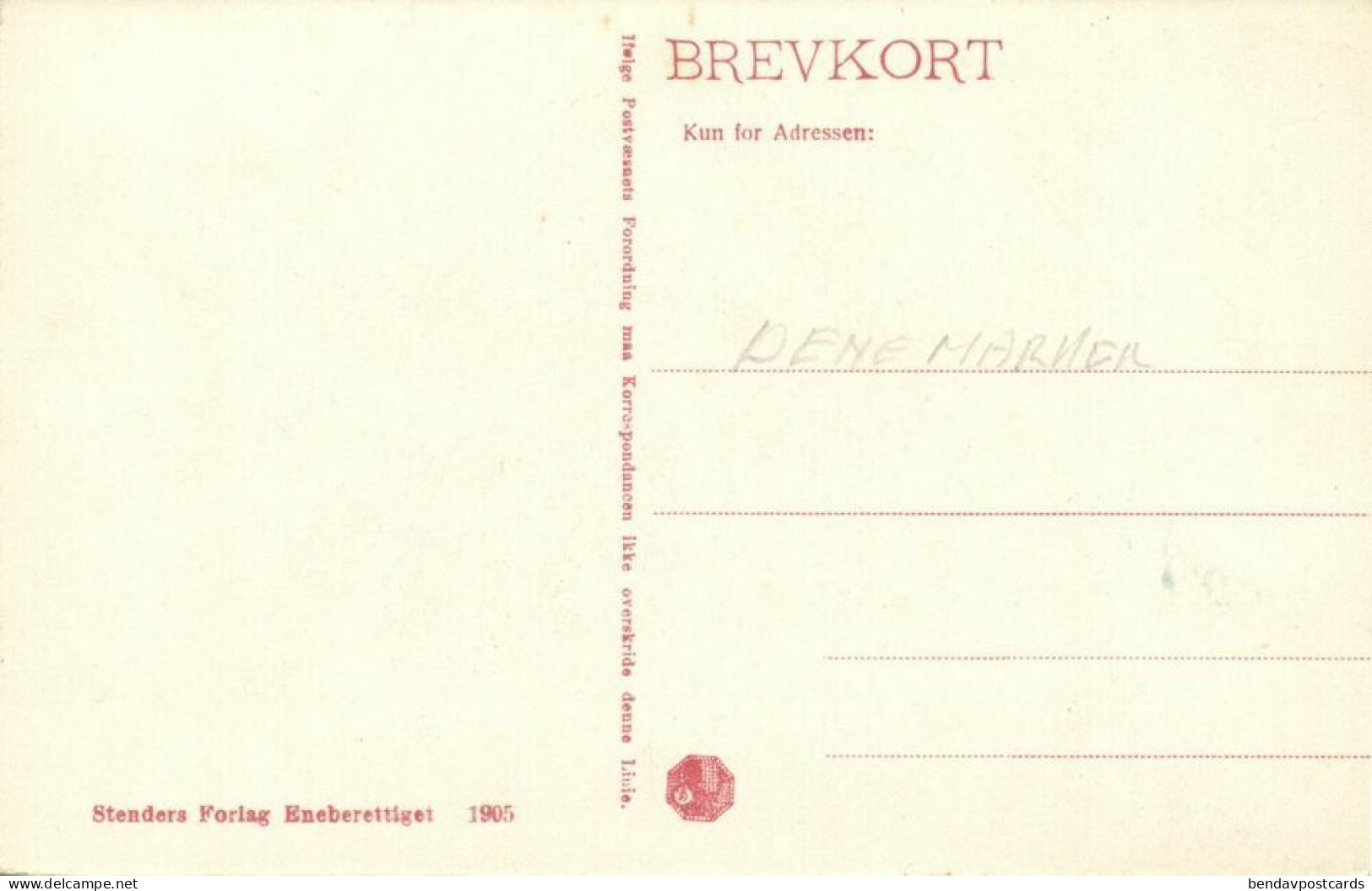 Denmark, ESBJERG, Banegaarden, Railway Station (1910s) Postcard - Danemark