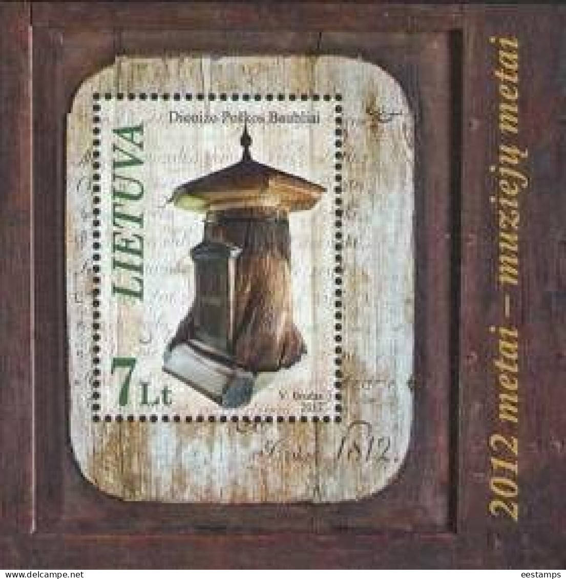 Lithuania 2012 . Year Of Museums (Baubliai). S/S. Michel # Bl. 45 - Litouwen
