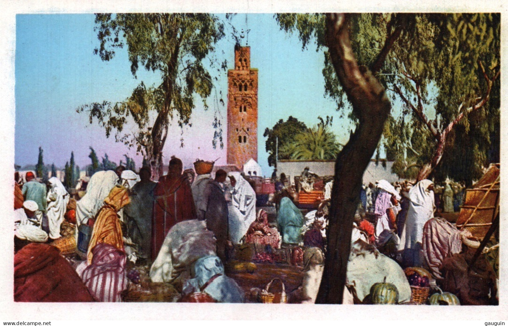 CPA - MARRAKECH - Scènes & Types - Un Marché Aux Légumes - Edition La Cigogne Casablanca - Marrakesh
