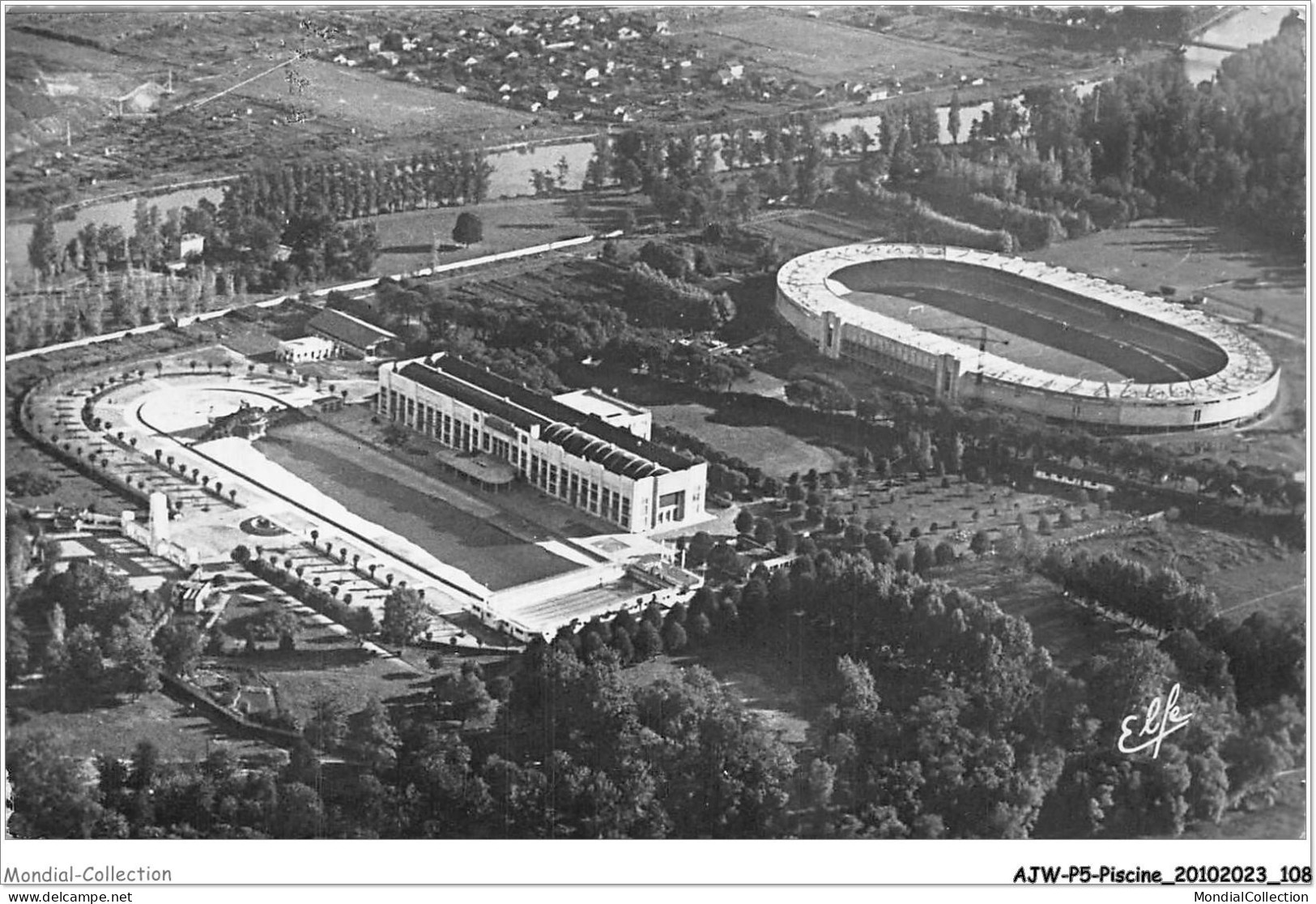 AJWP5-0489 - PISCINE - TOULOUSE - GRANDE PISCINE MUNICIPAL ET STADIUM  - Autres & Non Classés