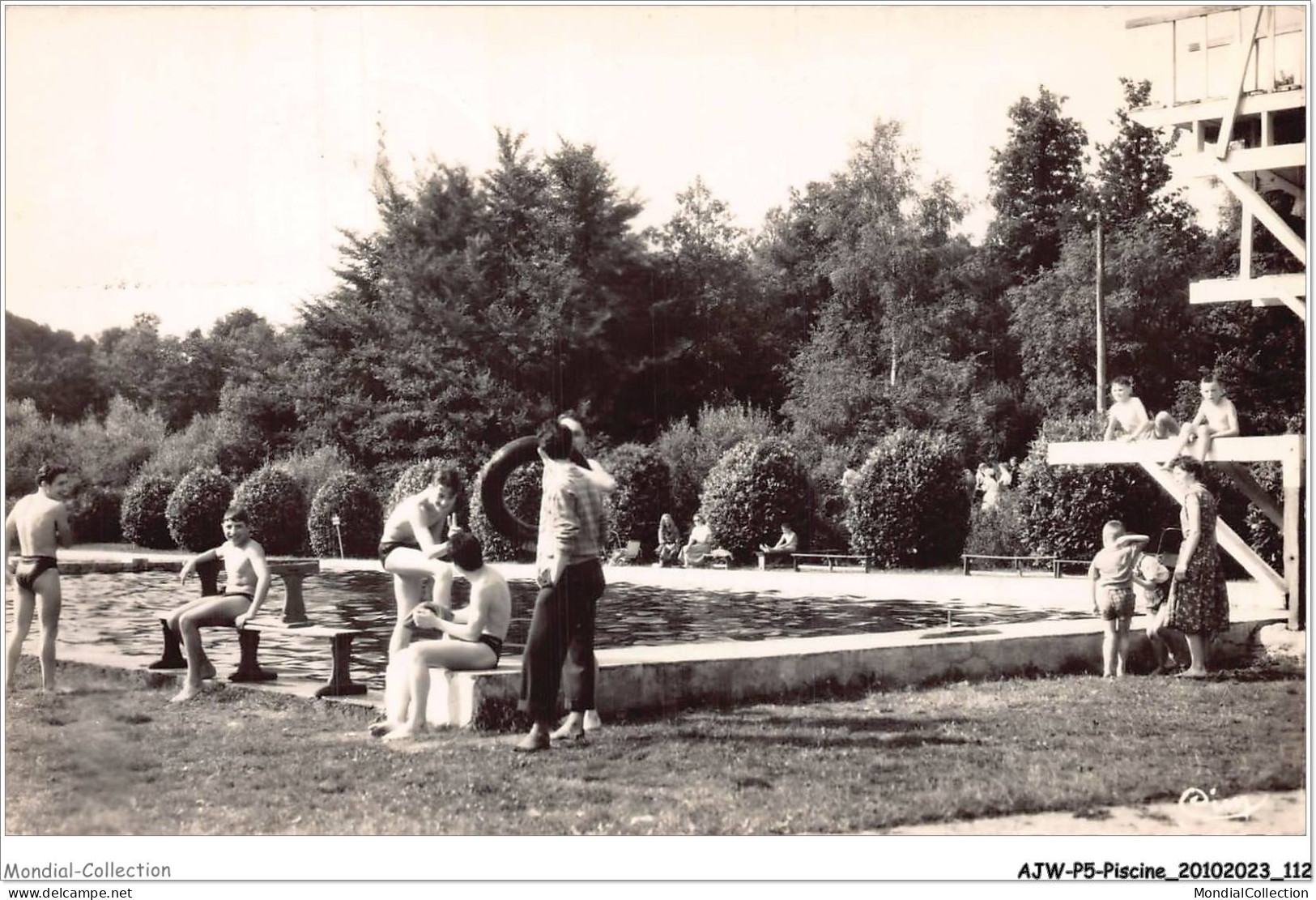 AJWP5-0491 - PISCINE - ST-NICOLAS-DU-PELEM - LA PISCINE  - Autres & Non Classés