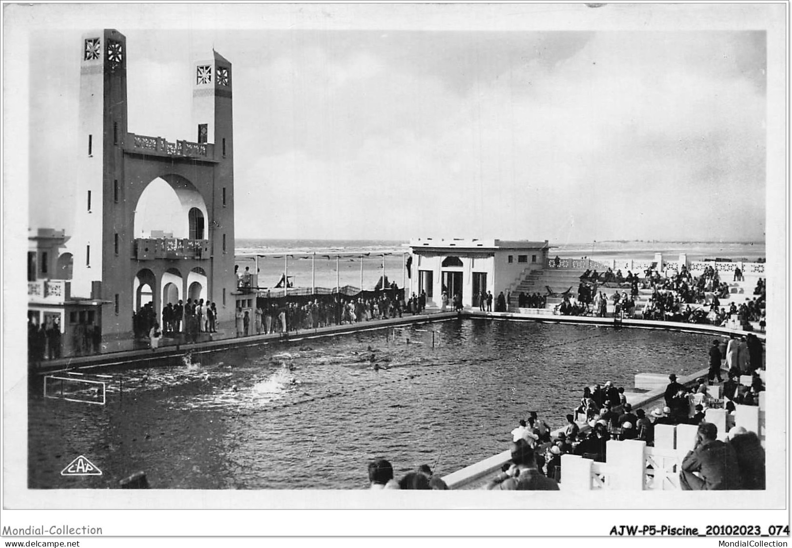 AJWP5-0472 - PISCINE - LE TOUQUET-PARIS-PLAGE - LA PISCINE MARINE  - Autres & Non Classés