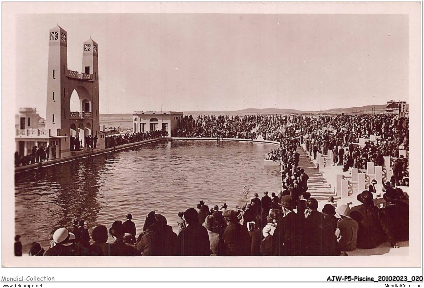 AJWP5-0445 - PISCINE - LE TOUQUET-PARIS-PLAGE - LA PLUS BELLE PISCINE D'EUROPE  - Autres & Non Classés