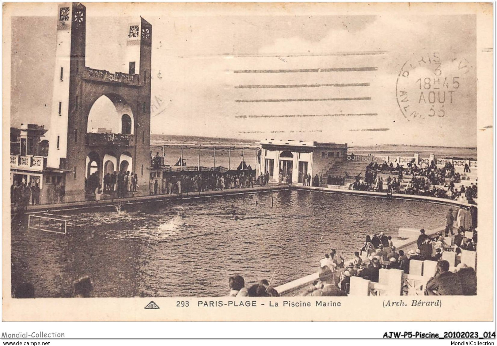 AJWP5-0442 - PISCINE - PARIS-PLAGE - LA PISCINE MARINE  - Autres & Non Classés
