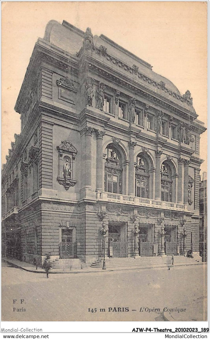 AJWP4-0424 - THEATRE - PARIS - L'OPERA COMIQUE  - Théâtre