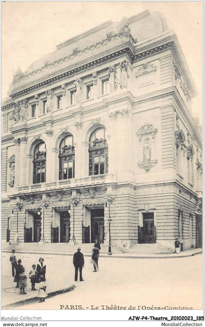 AJWP4-0422 - THEATRE - PARIS - LE THEATRE DE L'OPERA COMIQUE  - Theatre