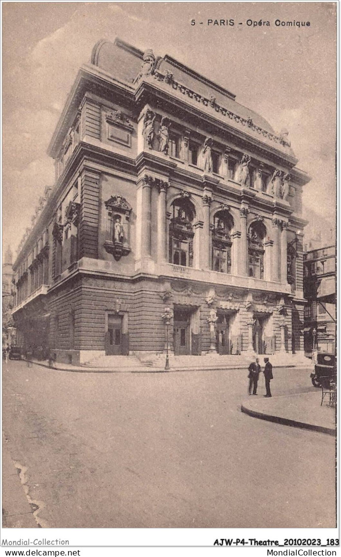 AJWP4-0421 - THEATRE - PARIS - OPERA COMIQUE  - Théâtre