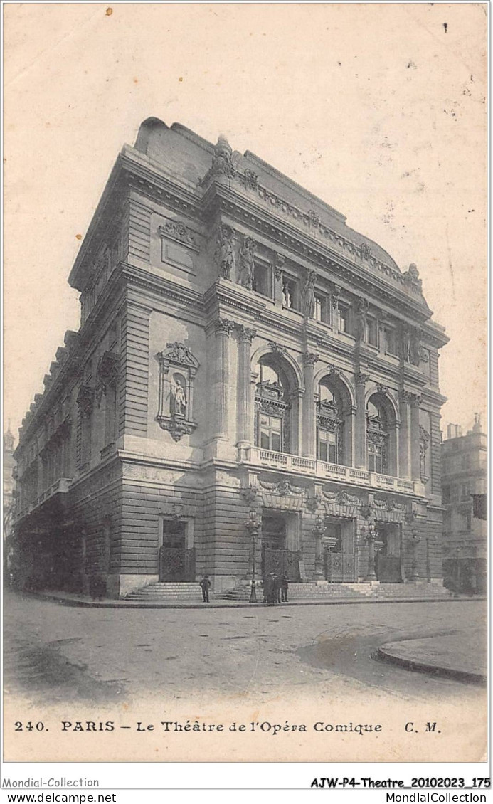 AJWP4-0417 - THEATRE - PARIS - LE THEATRE DE L'OPERA COMIQUE  - Theater