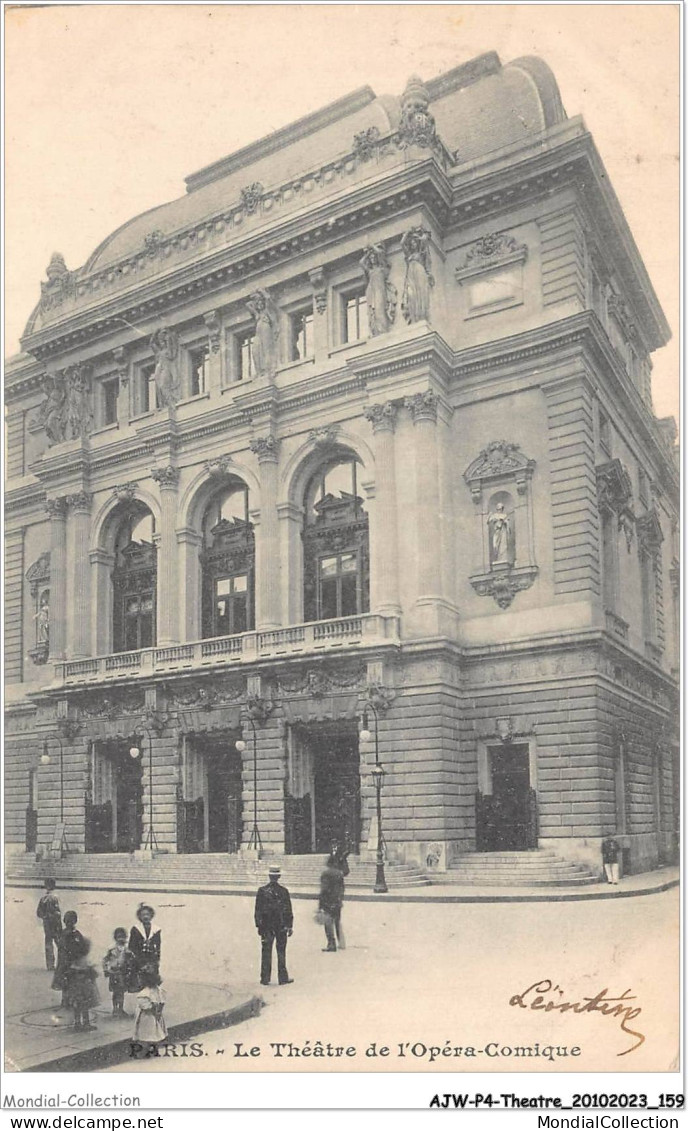 AJWP4-0409 - THEATRE - PARIS - LE THEATRE DE L'OPERA-COMIQUE  - Theatre