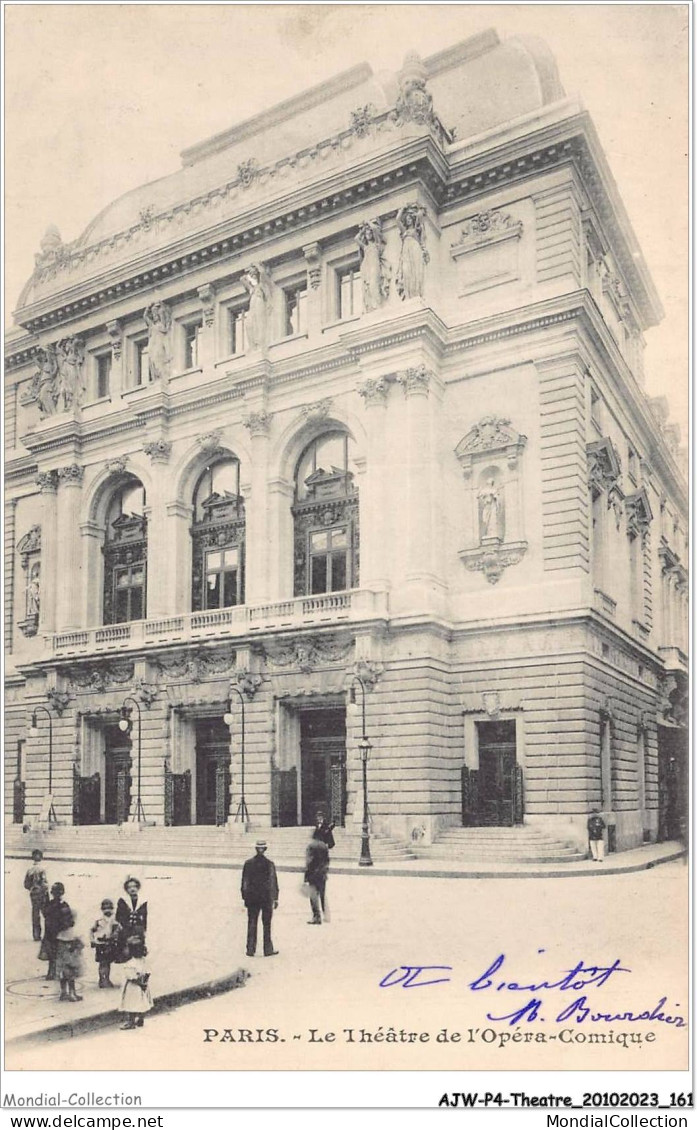 AJWP4-0410 - THEATRE - PARIS - LE THEATRE DE L'OPERA-COMIQUE  - Theater