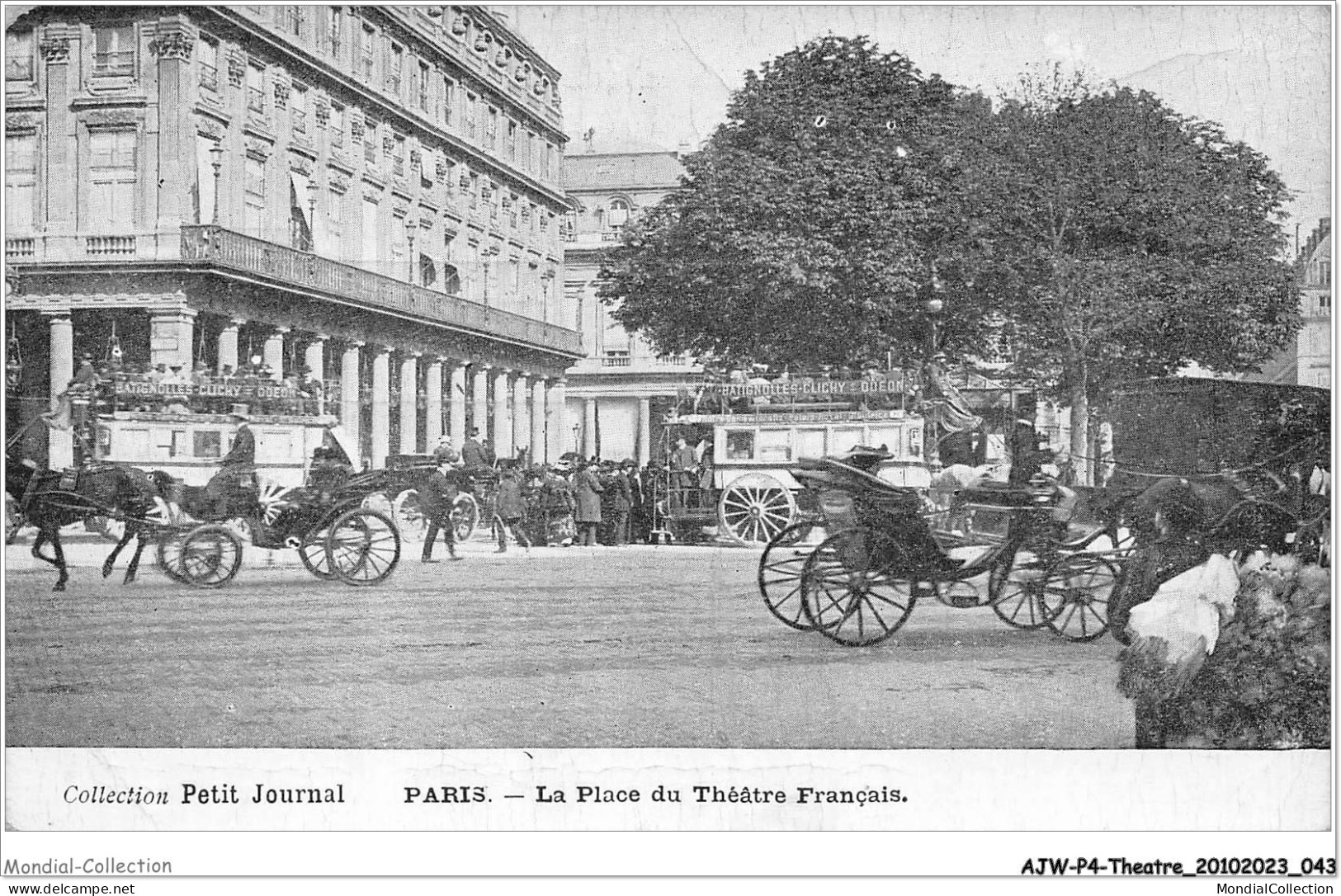 AJWP4-0351 - THEATRE - PARIS - LA PLACE DU  THEATRE FRANCAIS  - Théâtre