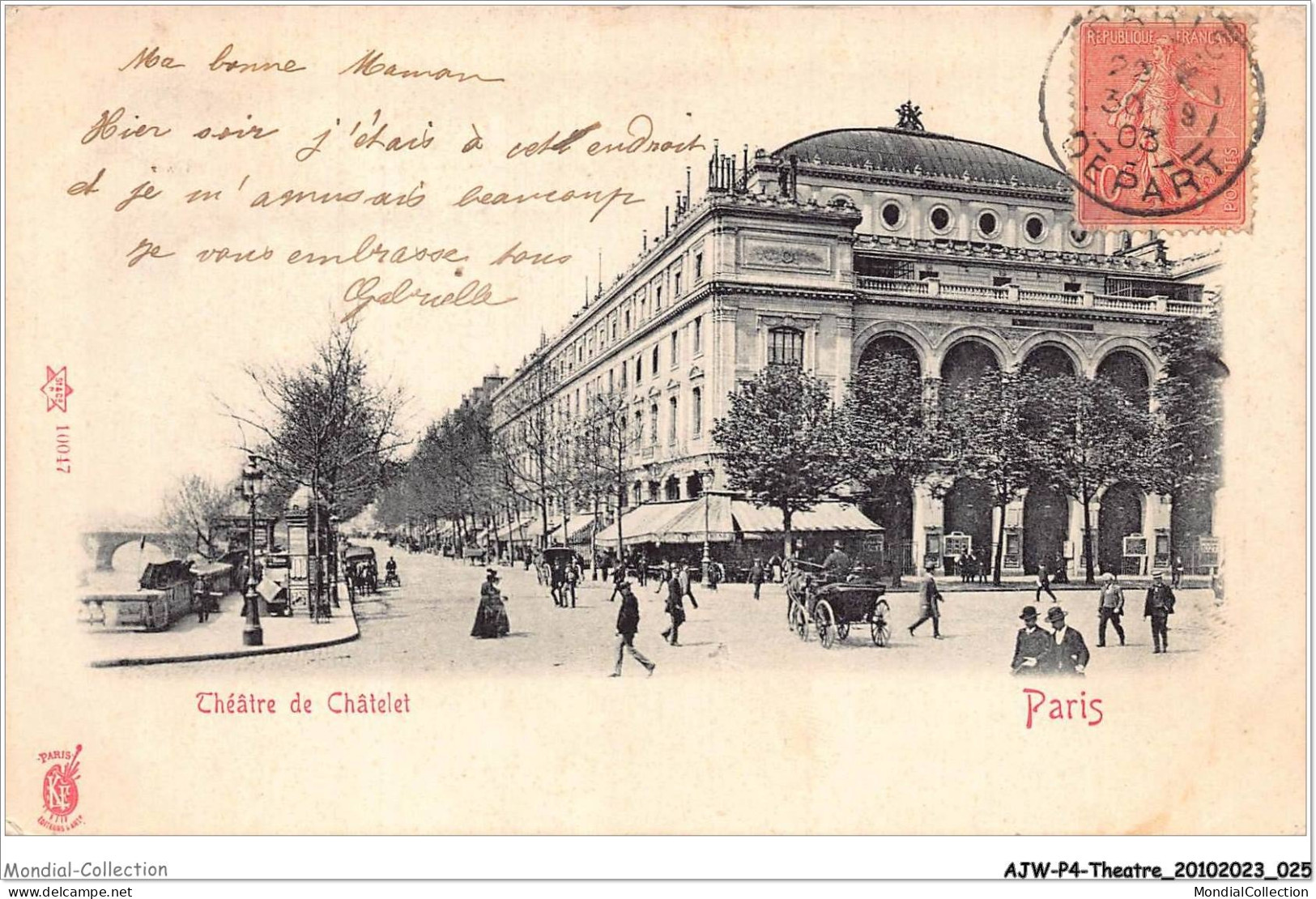 AJWP4-0342 - THEATRE - PARIS - THEATRE DE CHATELET  - Theater