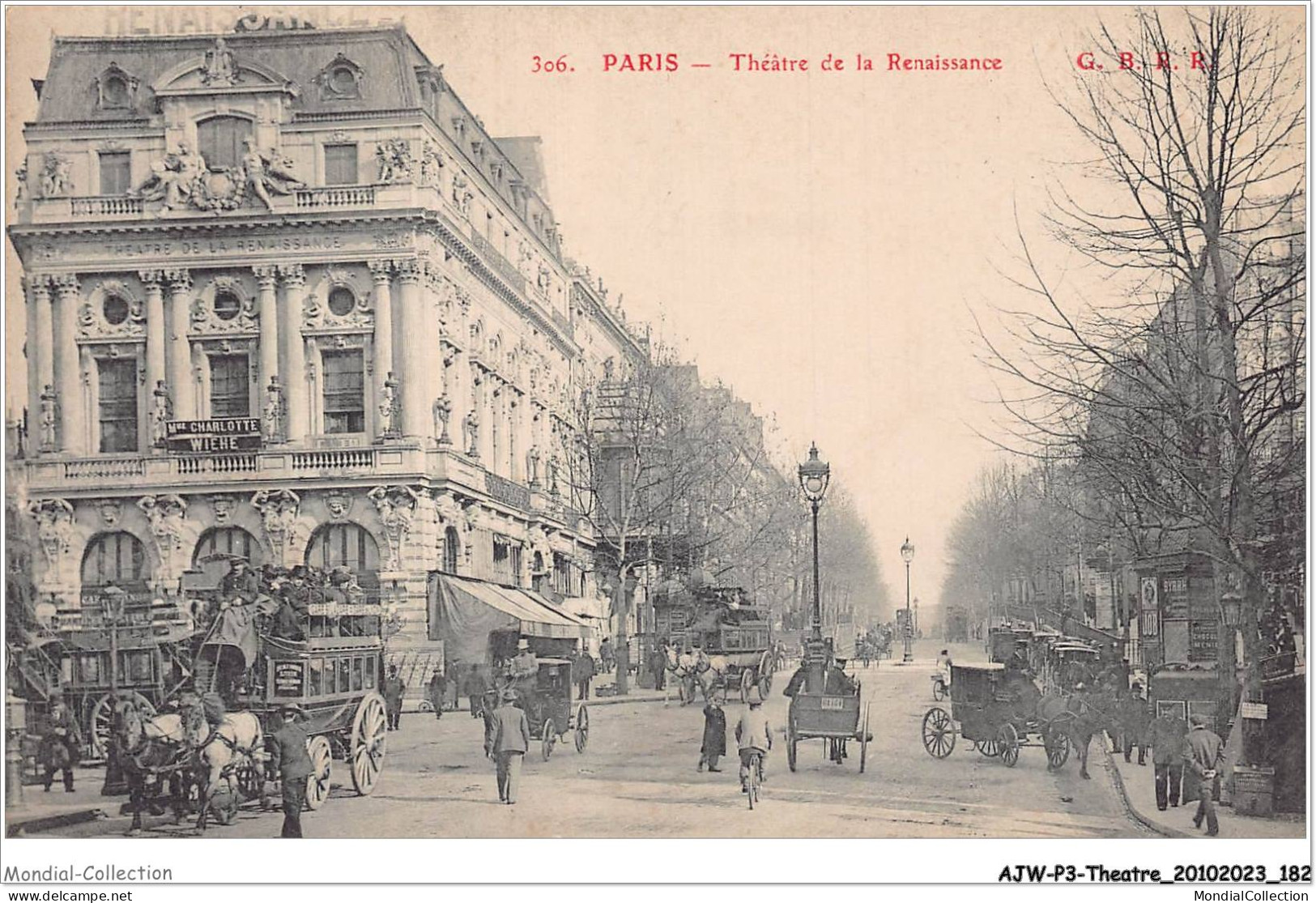AJWP3-0320 - THEATRE - PARIS - THEATRE DE LA RENAISSANCE  - Théâtre