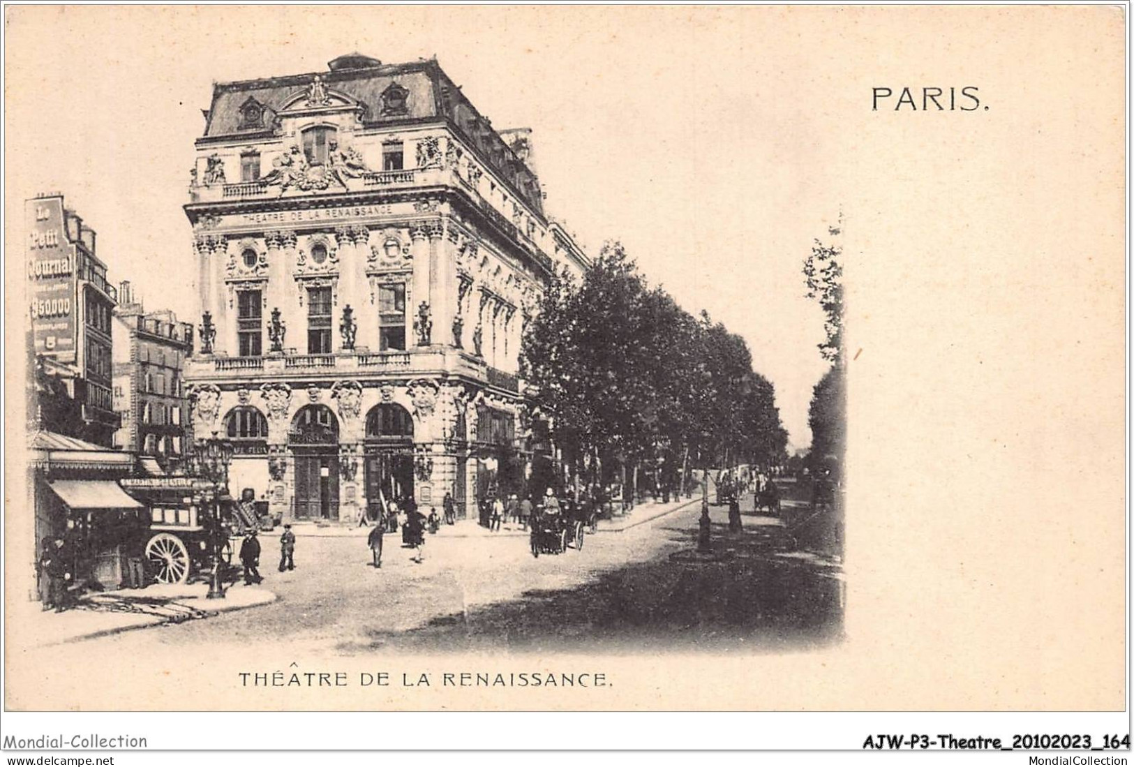 AJWP3-0311 - THEATRE - PARIS - THEATRE DE LA RENAISSANCE  - Théâtre