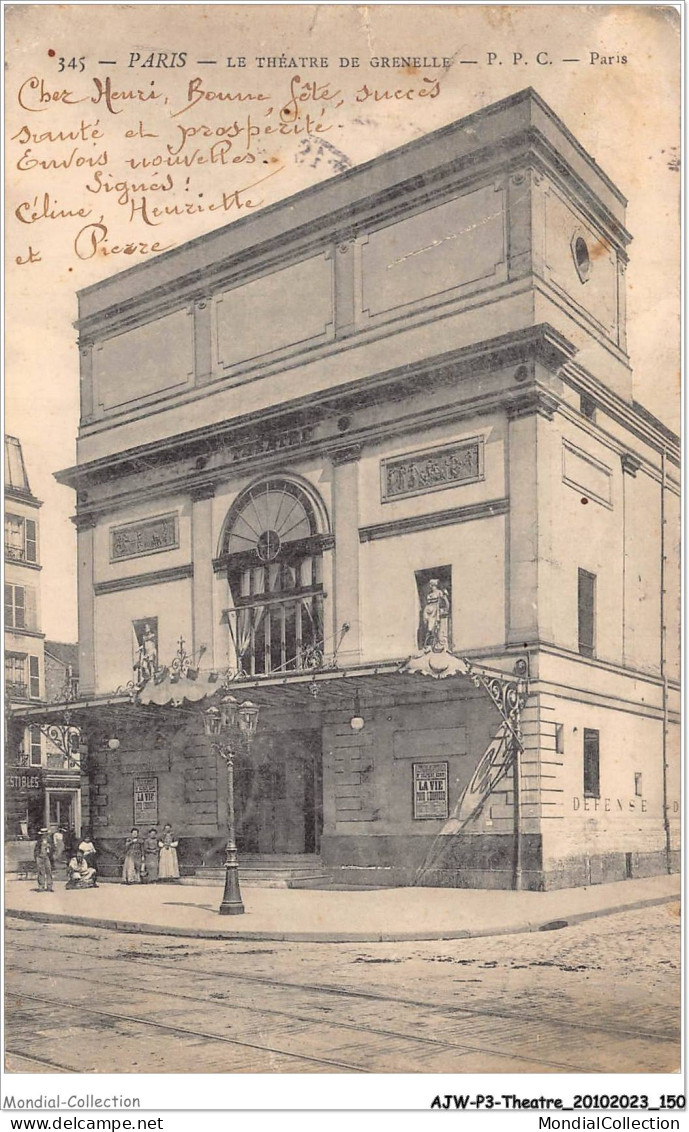 AJWP3-0304 - THEATRE - PARIS - THEATRE DE GRENELLE  - Teatro