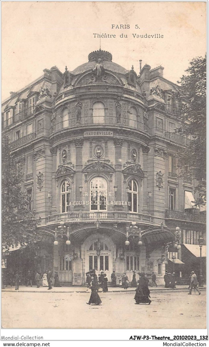 AJWP3-0295 - THEATRE - PARIS - THEATRE DU VAUDEVILLE  - Teatro