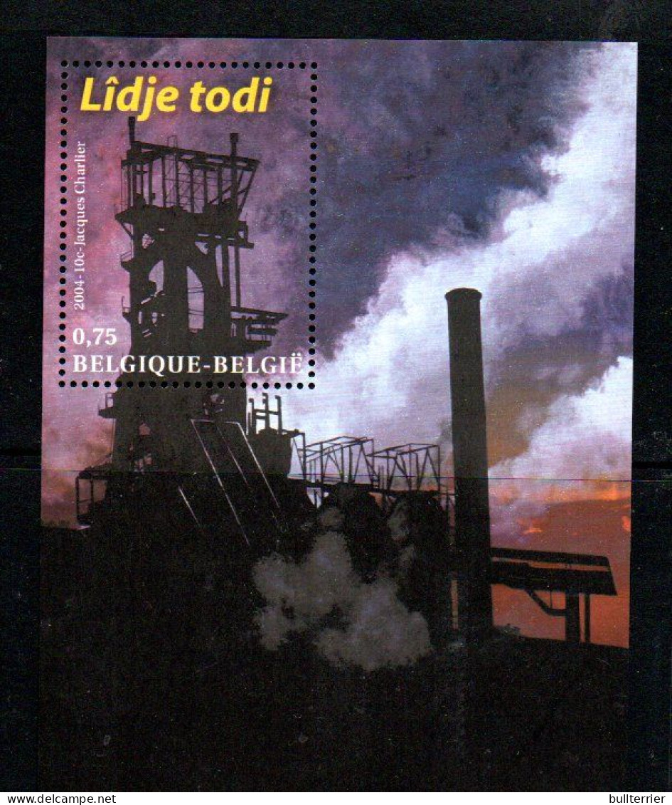 BELGIUM - 2004- LEIGE BLAST FURNACE S/SHEET MINT NEVER HINGED - Nuovi