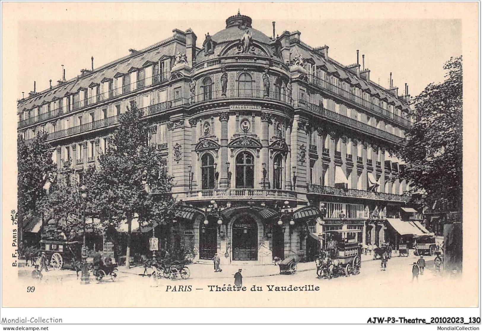 AJWP3-0294 - THEATRE - PARIS - THEATRE DU VAUDEVILLE  - Theatre