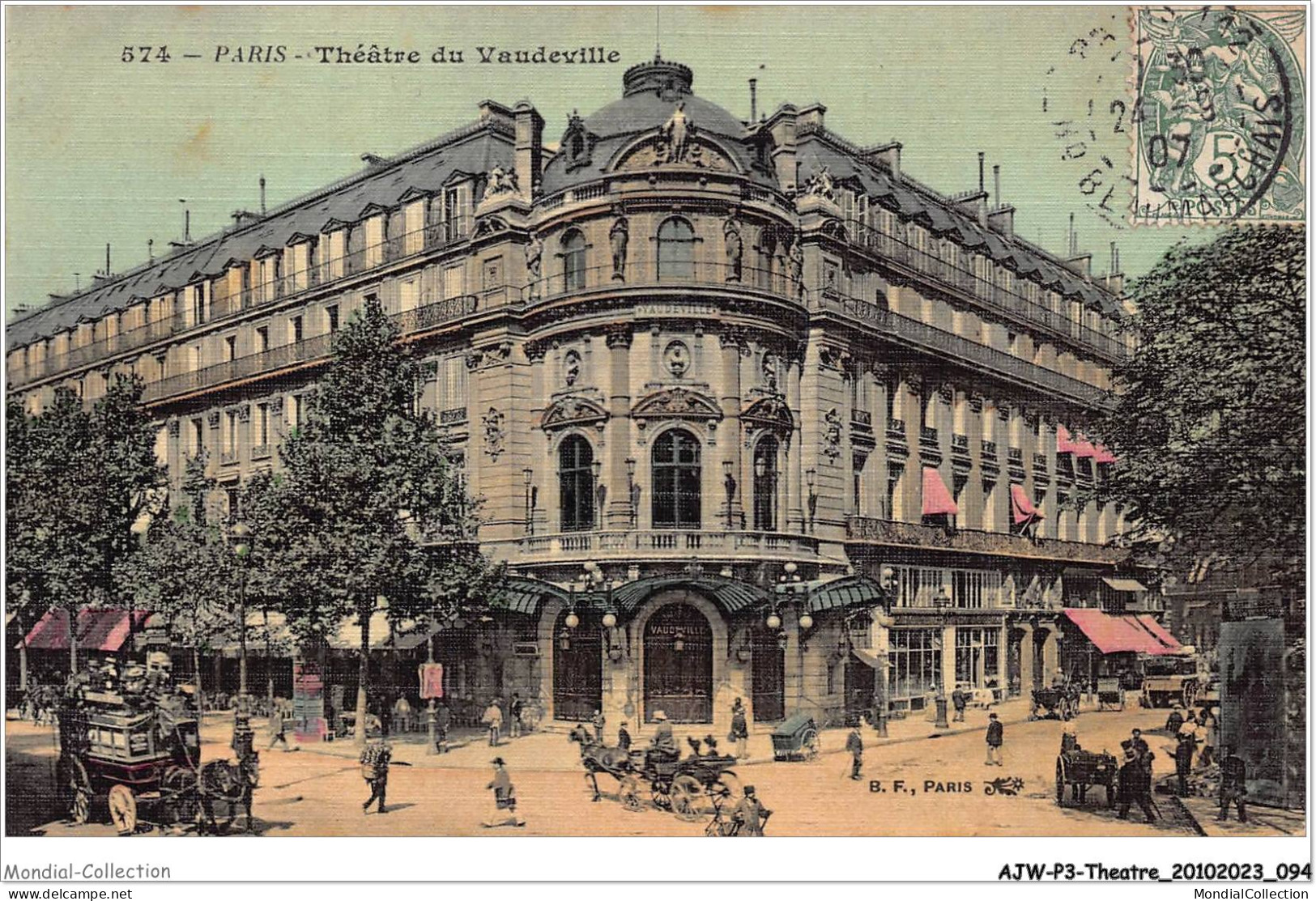 AJWP3-0276 - THEATRE - PARIS - THEATRE DU VAUDEVILLE  - Théâtre