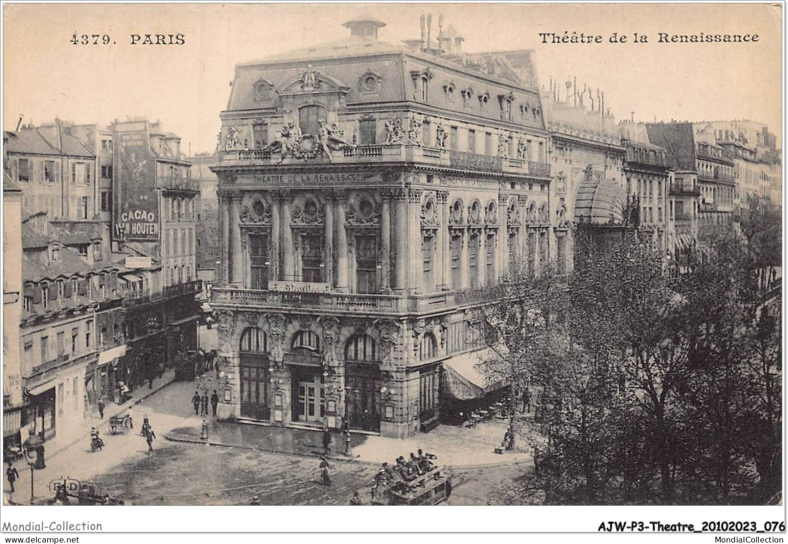 AJWP3-0267 - THEATRE - PARIS - THEATRE DE LA RENAISSANCE  - Theater