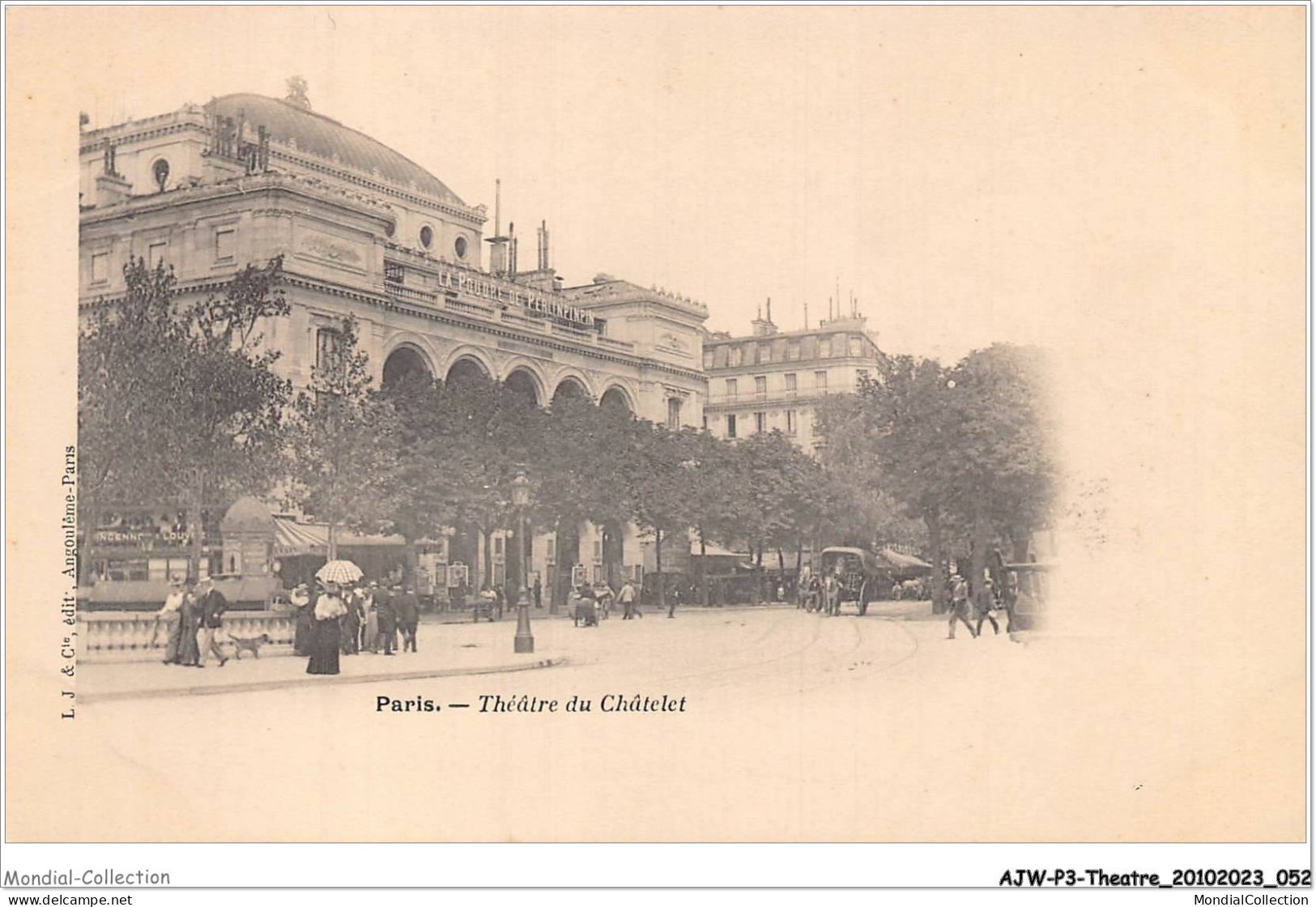 AJWP3-0255 - THEATRE - PARIS - THEATRE DU CHATELET  - Teatro