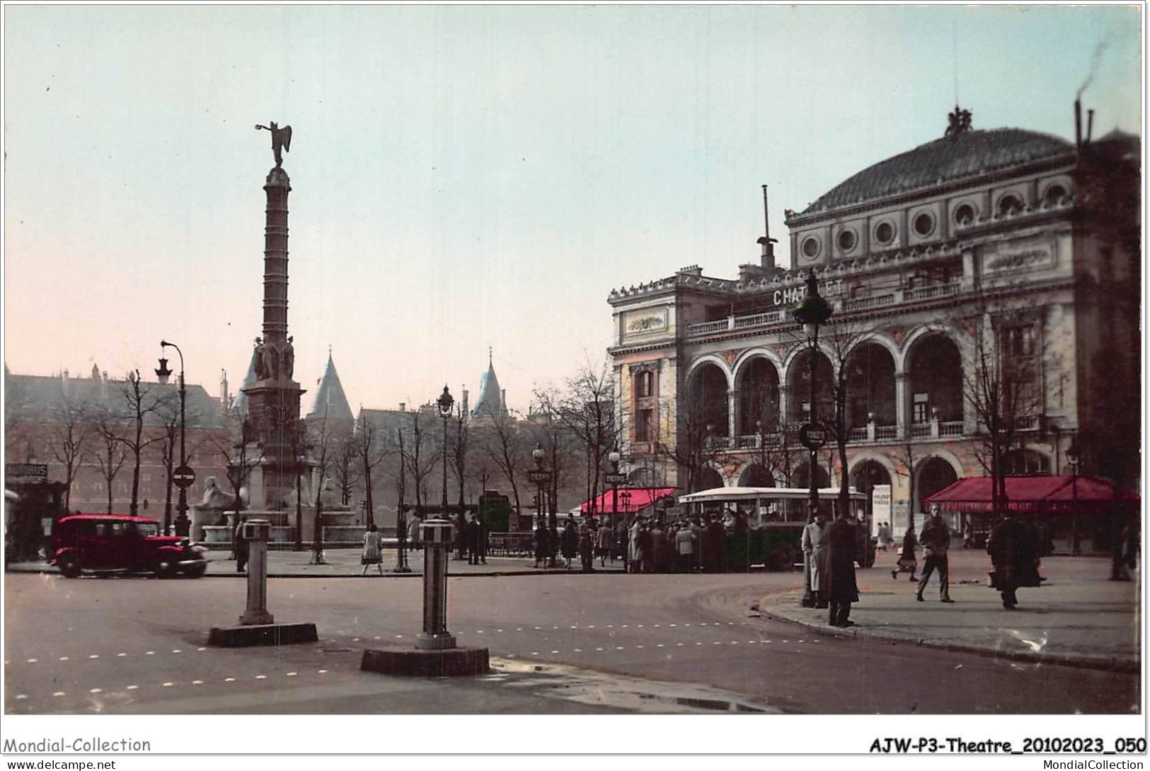 AJWP3-0254 - THEATRE - PARIS - PLACE DU CHATELET  - Theater