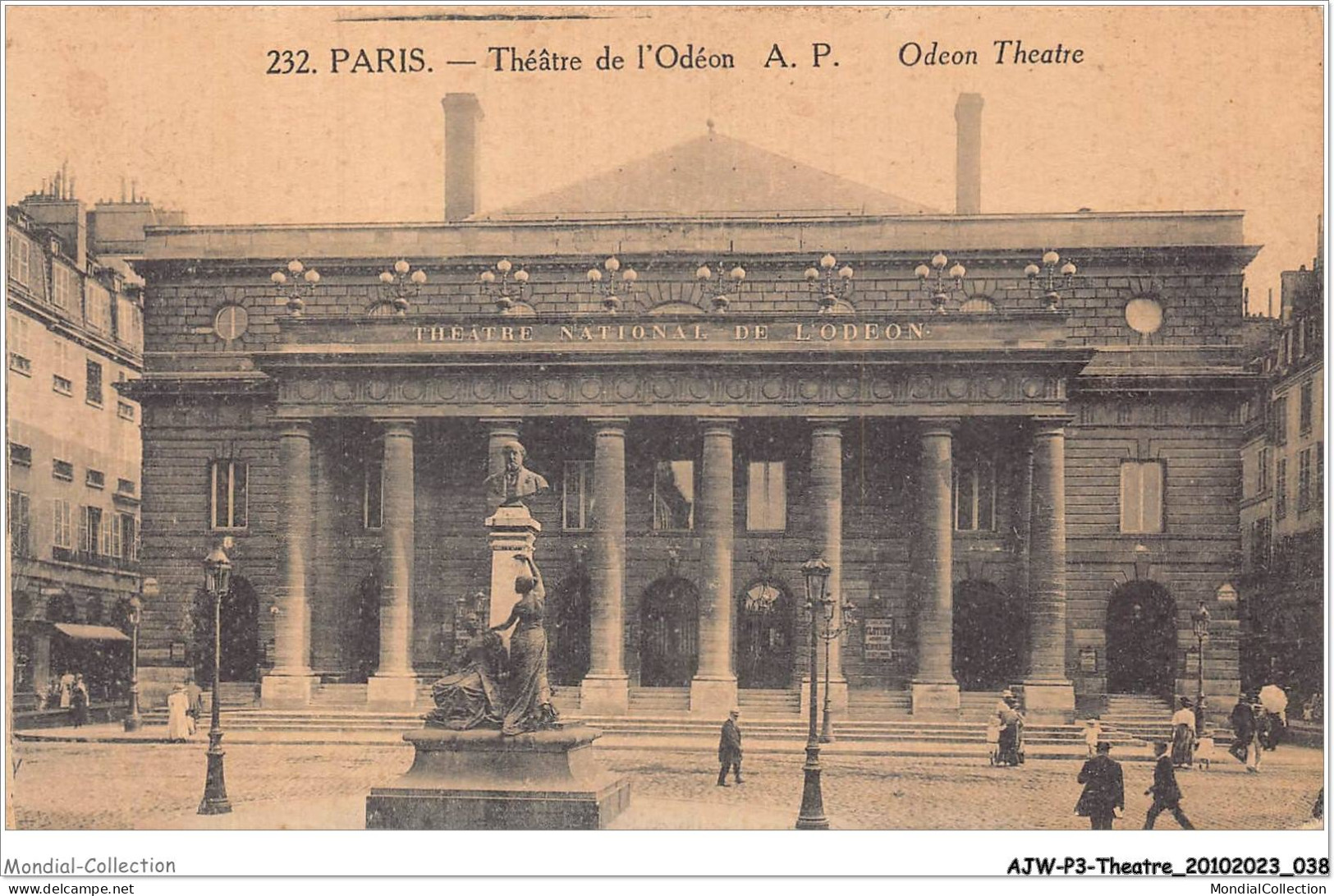 AJWP3-0248 - THEATRE - PARIS - THEATRE DE L'ODEEON  - Théâtre