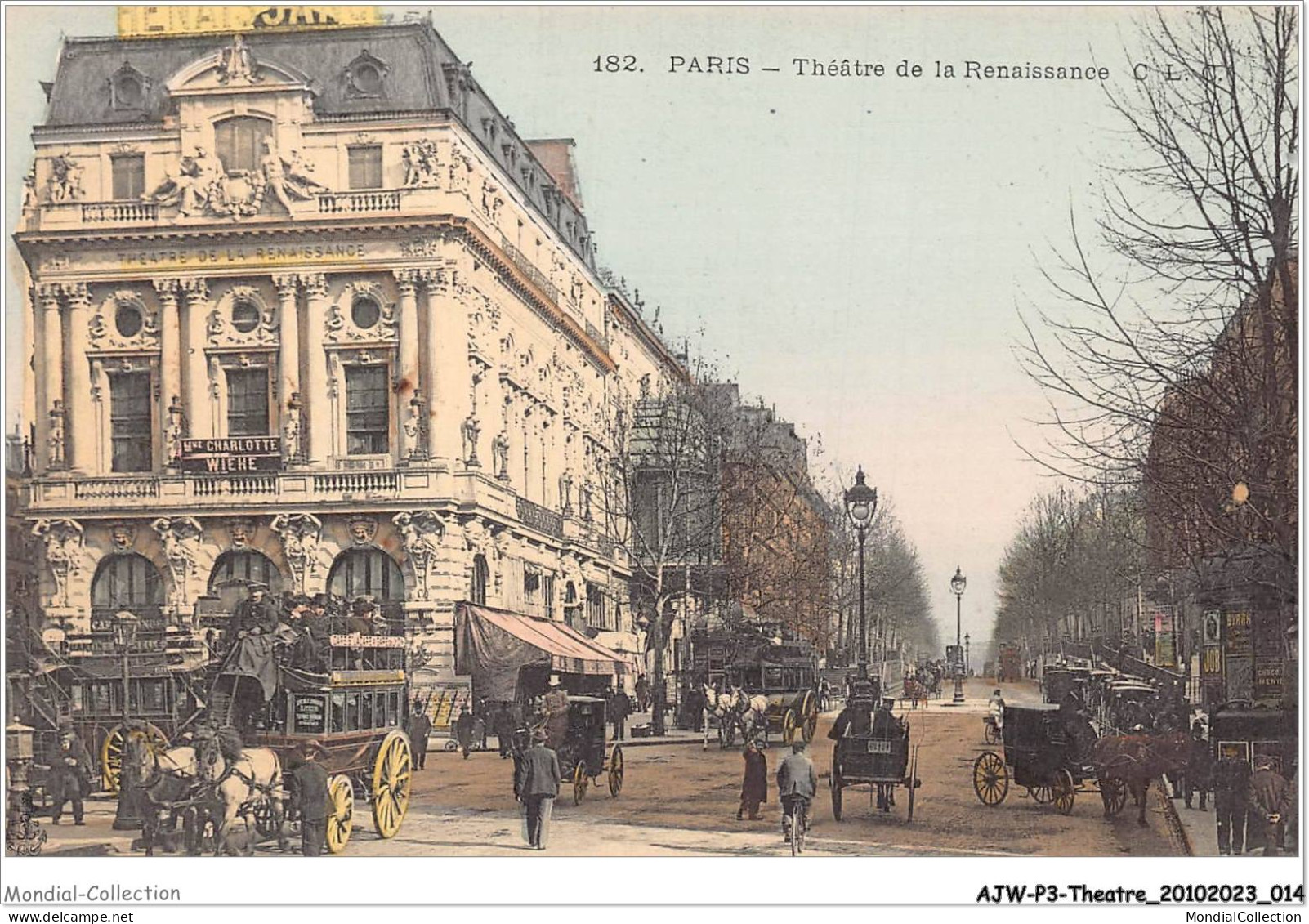 AJWP3-0236 - THEATRE - PARIS - THEATRE DE LA RENAISSANCE  - Teatro