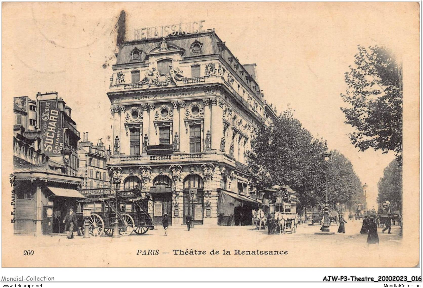 AJWP3-0237 - THEATRE - PARIS - THEATRE DE LA RENAISSANCE  - Theater