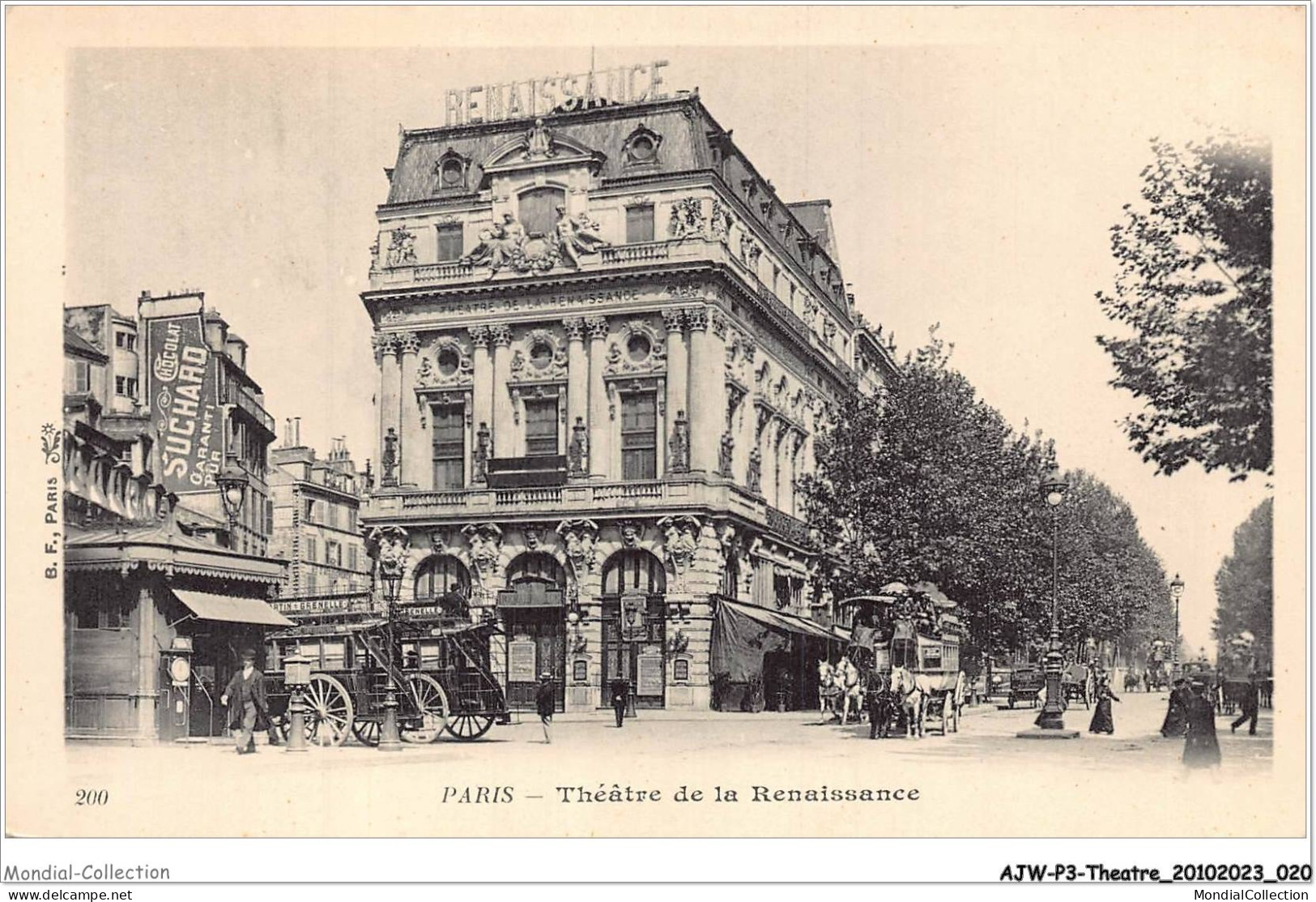 AJWP3-0239 - THEATRE - PARIS - THEATRE DE LA RENAISSANCE  - Théâtre