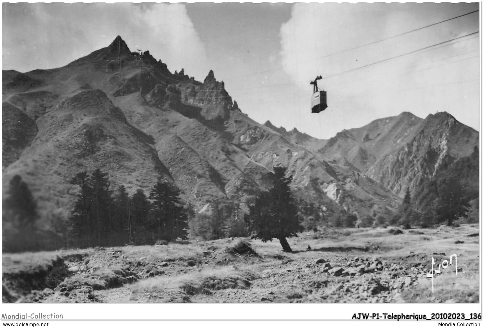 AJWP1-0069 - TELEPHERIQUE - ENVIRONS DU MONT-DORE - LE SANCY ET LE TELEFERIQUE  - Other & Unclassified