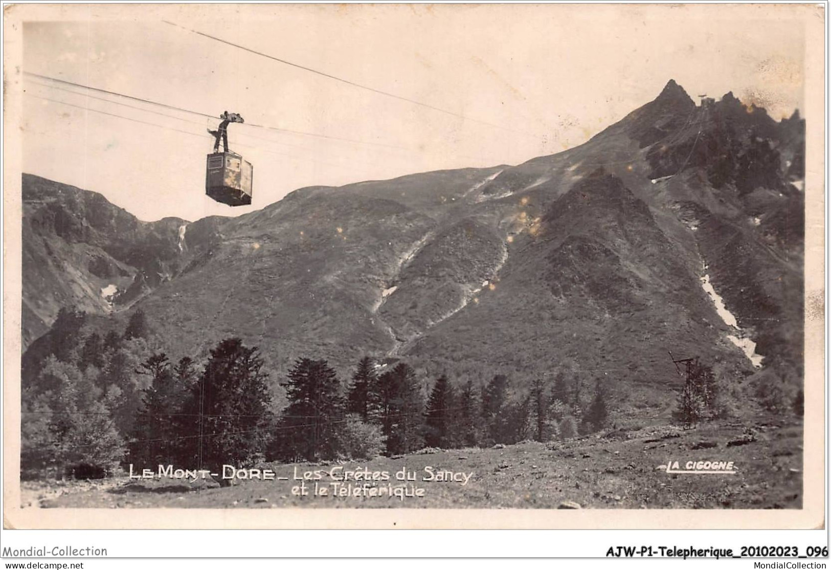 AJWP1-0049 - TELEPHERIQUE - LE MONT-DORE - LES CRETES DU SANCY ET LE TELEFERIQUE  - Other & Unclassified