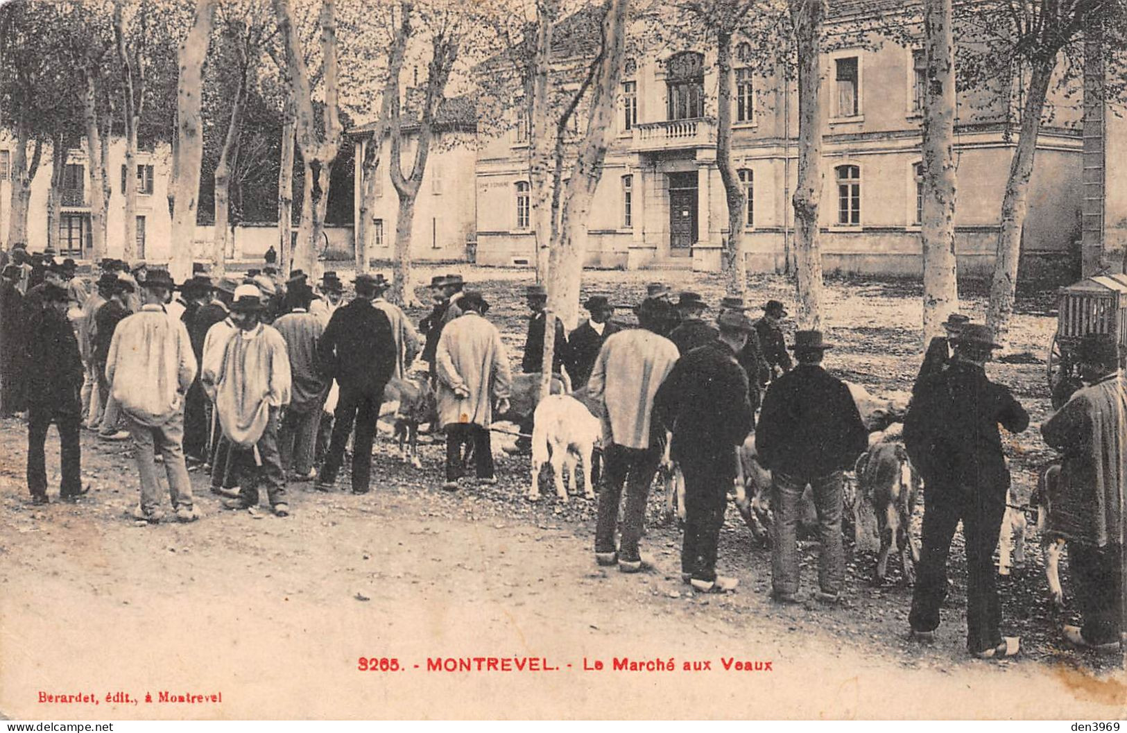 MONTREVEL (Ain) - Le Marché Aux Veaux - Voyagé (2 Scans) - Sin Clasificación