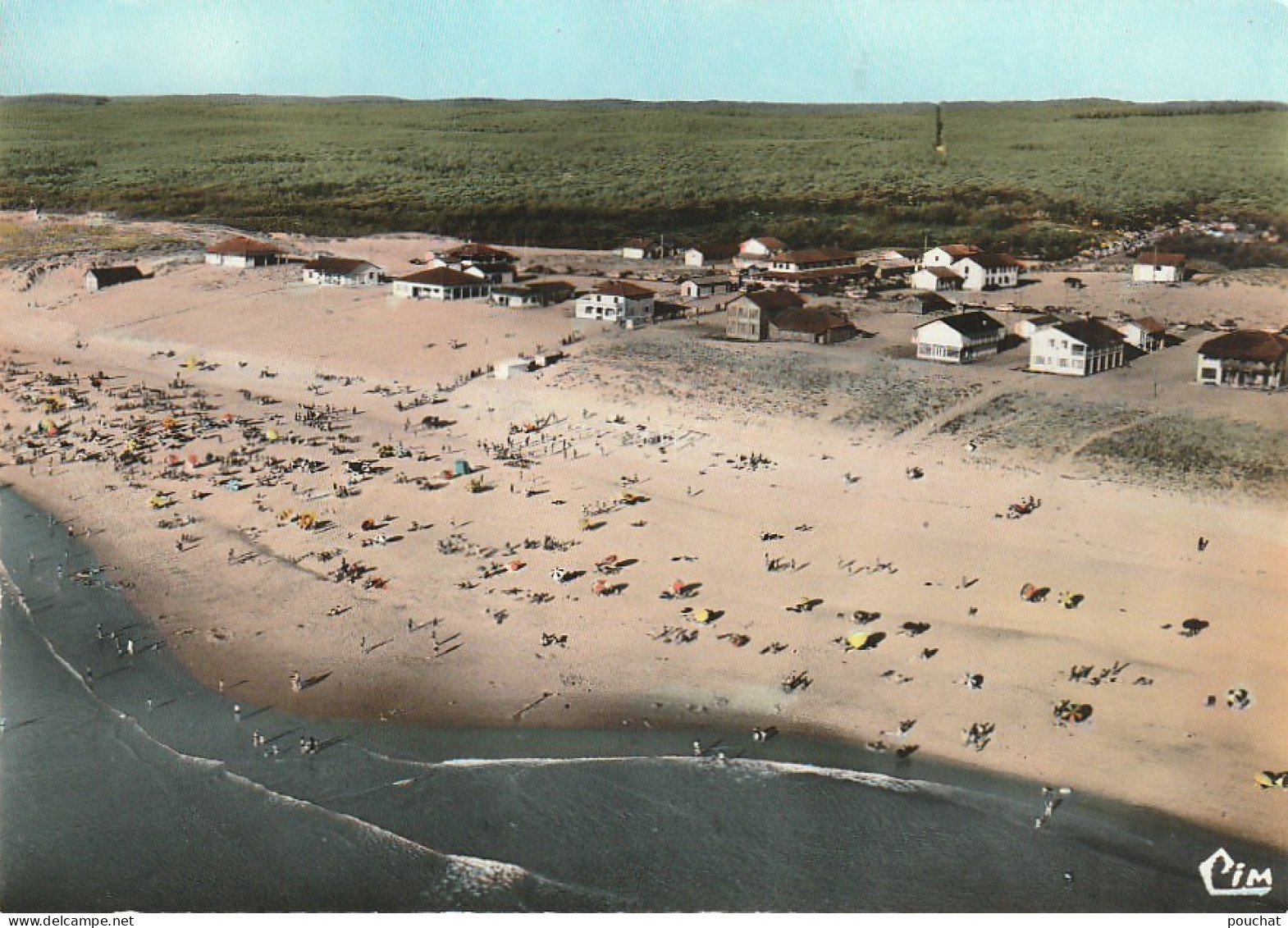 XXX -(40) ST GIRONS PLAGE - VUE GENERALE AERIENNE - 2 SCANS - Other & Unclassified