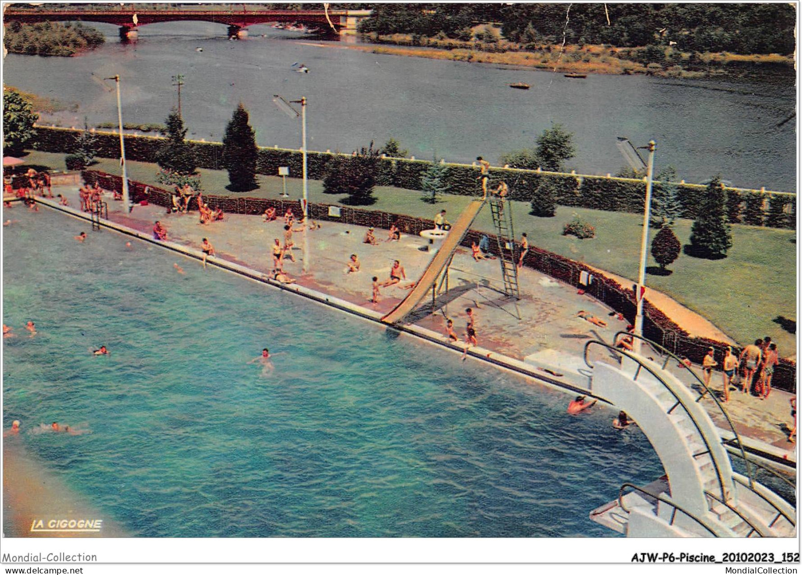 AJWP6-0618 - PISCINE - VICHY - REINE DE VILLES D'EAUX - LA PISCINE DE BELLERIVE  - Otros & Sin Clasificación