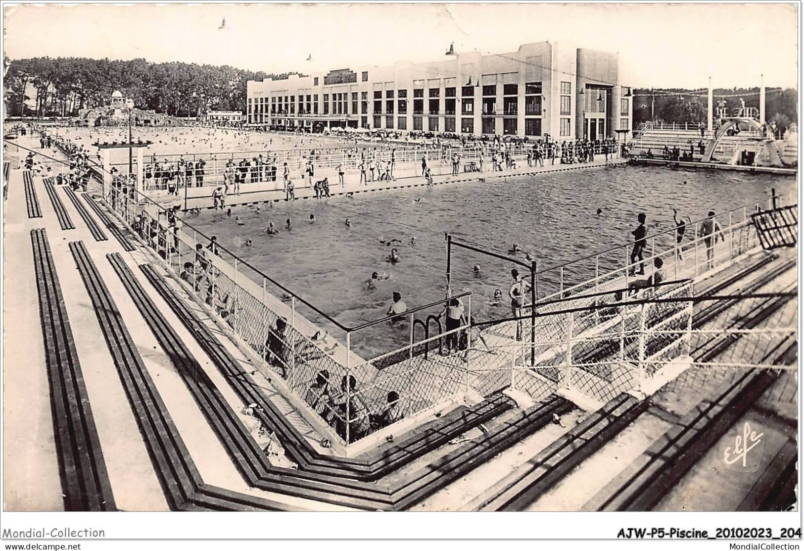 AJWP5-0537 - PISCINE - TOULOUSE - GRANDE  PISCINE MUNICIPALE - VUE D'ENSEMBLE DES DEUX BASSINS  - Andere & Zonder Classificatie