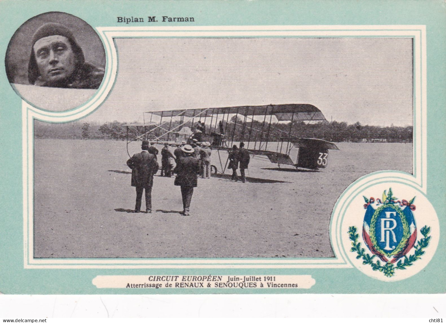 AVIATION/010.....CIRCUIT EUROPEEN....RENAUX ET SENOUQUES A VINCENNES - Sonstige & Ohne Zuordnung