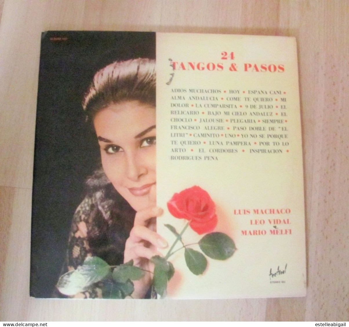 24 Tangos & Pasos  33t Double - Otros - Canción Francesa