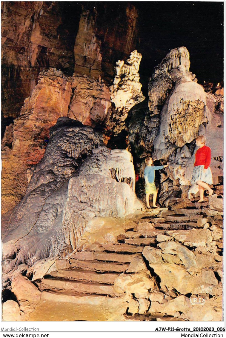 AJWP11-1043 - GROTTE - GROTTES DE HAN-SUR-LESSE - LE BOUDOIR DE PROSERPINE  - Otros & Sin Clasificación