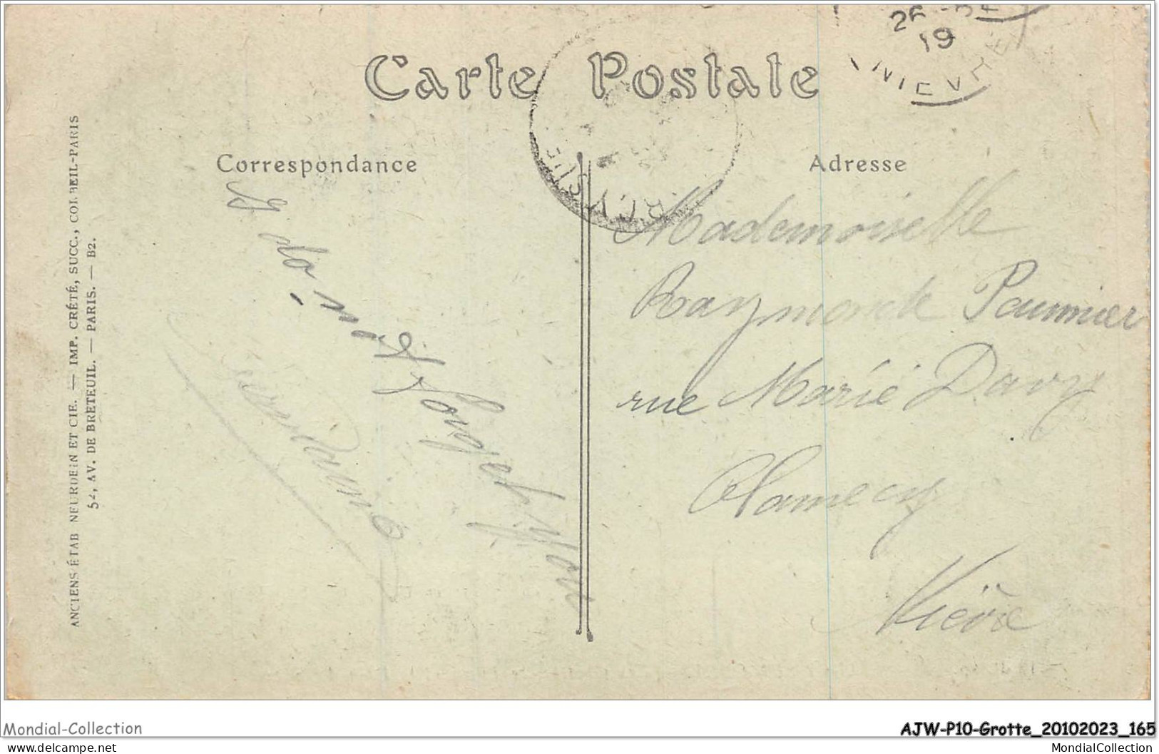 AJWP10-1038 - GROTTE - ARCY-SUR-CURE - LES GROTTES - LA TIARE ET LE PAIN DE SUCRE  - Andere & Zonder Classificatie