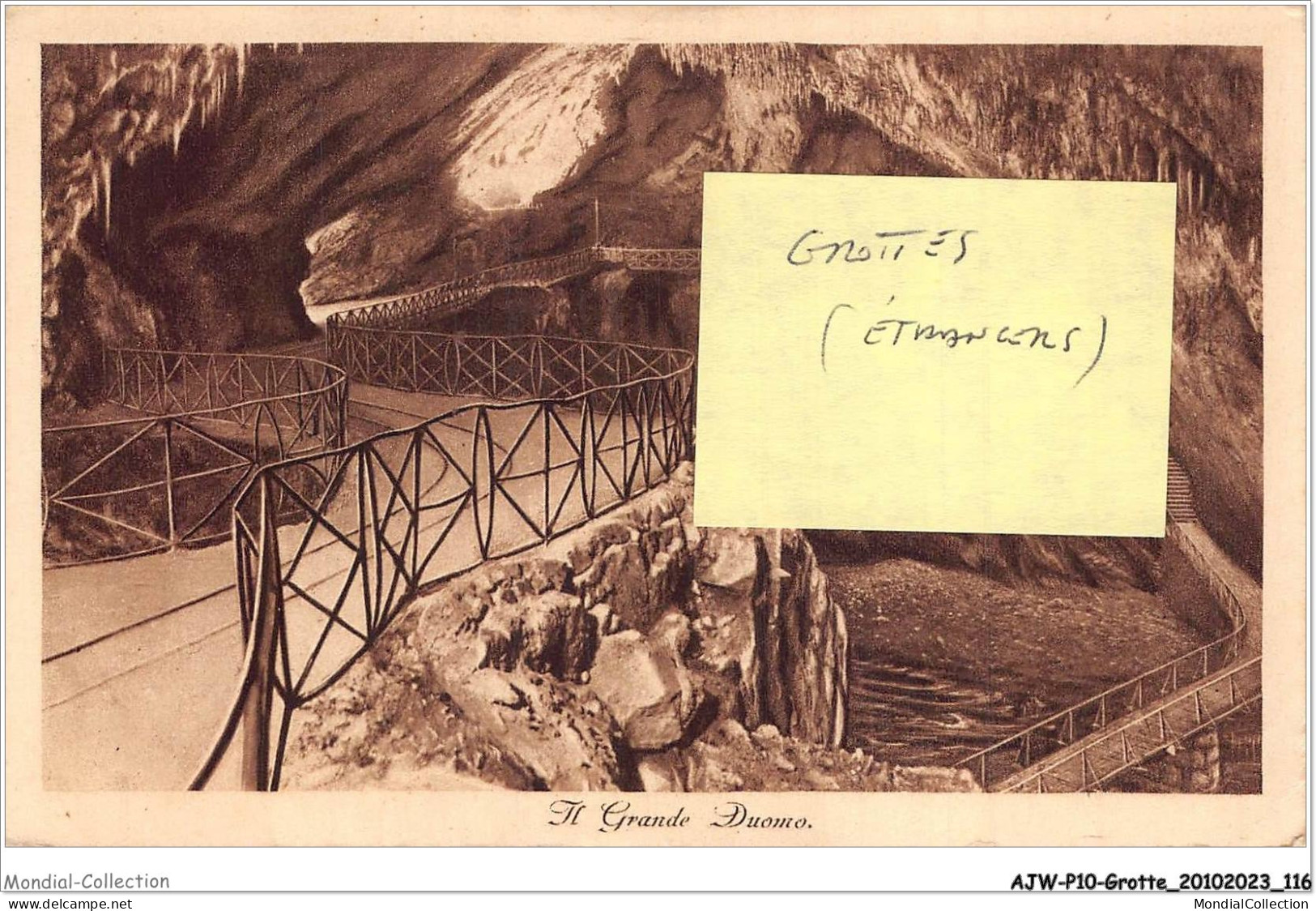 AJWP10-1014 - GROTTE ITALIE TRIESTE - GROTTE DEMANIALI DI POSTUMIA - Otros & Sin Clasificación