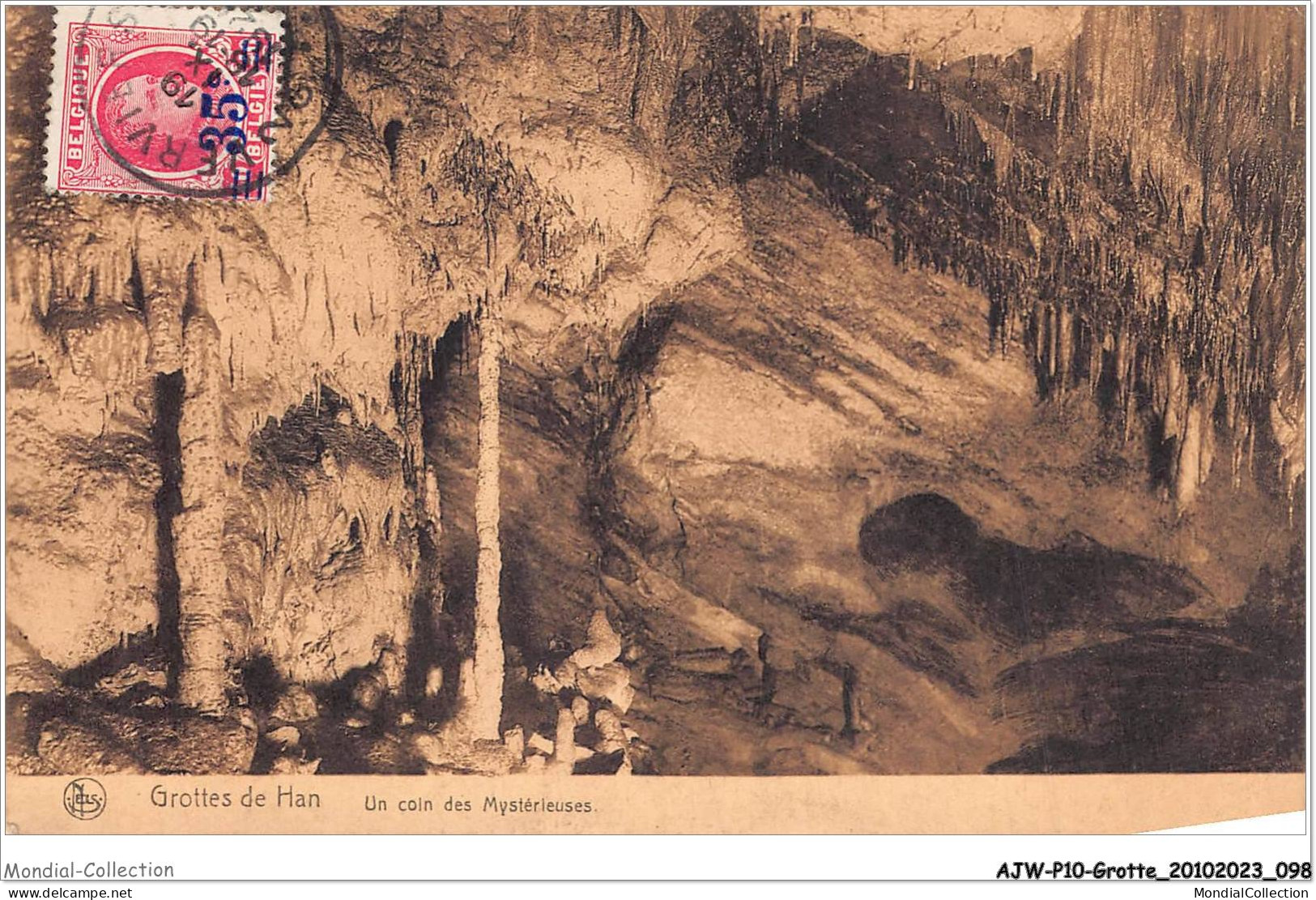 AJWP10-1005 - GROTTE - GROTTES DE HAN - UN COIN DES MYSTERIEUSES  - Autres & Non Classés