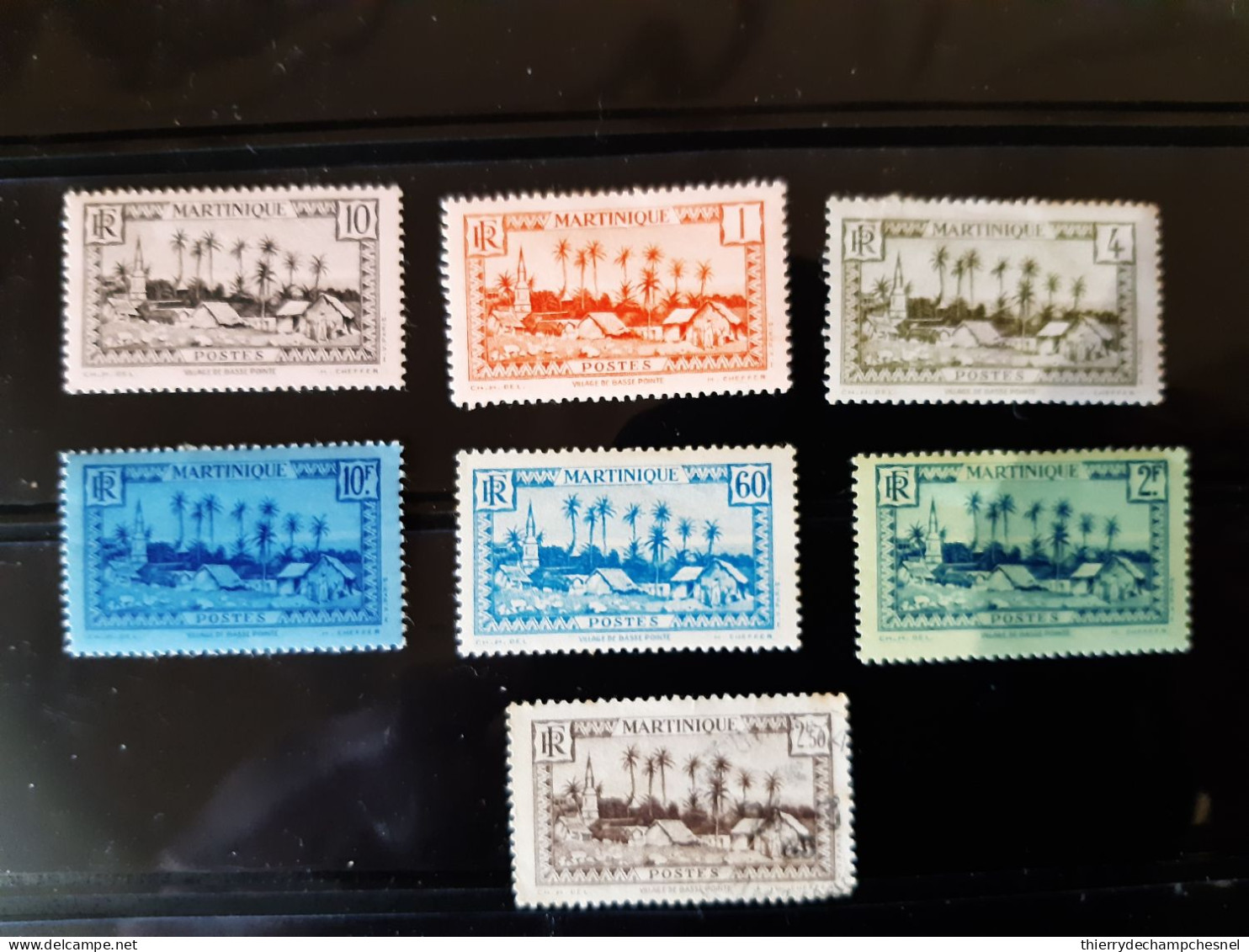Lot De7 Timbres Martinique - Unused Stamps