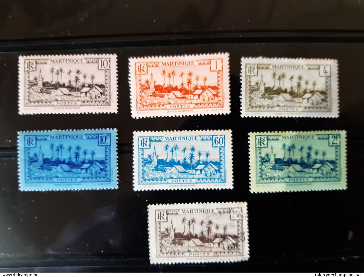 Lot De7 Timbres Martinique - Ongebruikt