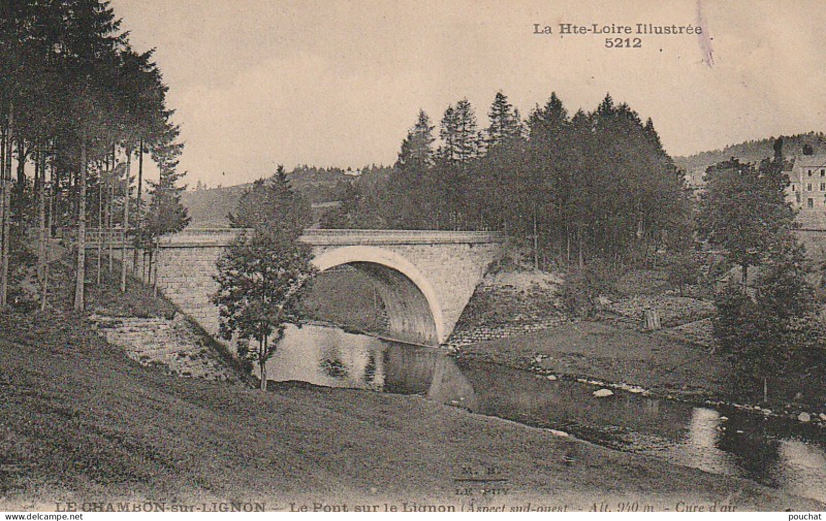 XXX -(43) LE CHAMBON SUR LIGNON - LE PONT SUR LE LIGNON - 2 SCANS - Le Chambon-sur-Lignon